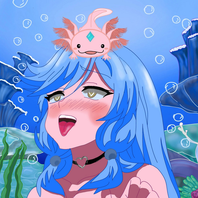 Axolotl love cover art