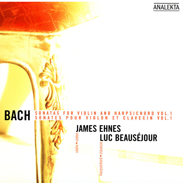 Bach: Sonatas For Violin And Harpsichord, Vol.1 cover art