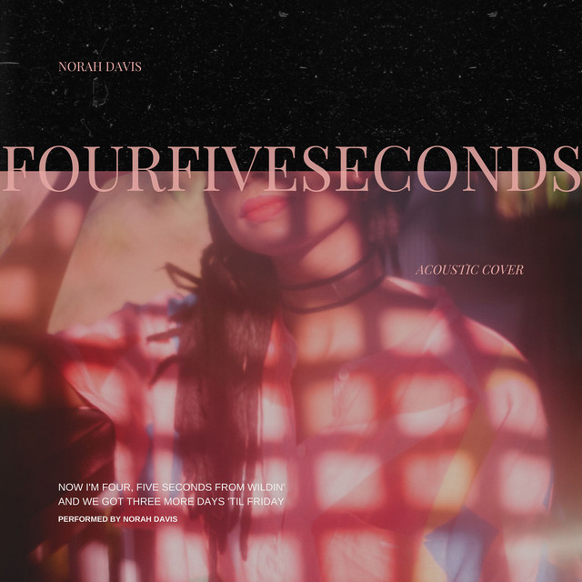 FourFiveSeconds cover