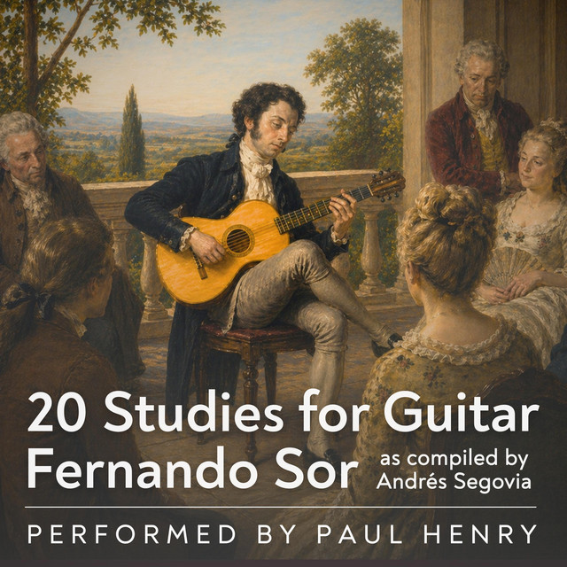 Twenty Studies for the Guitar by Fernando Sor