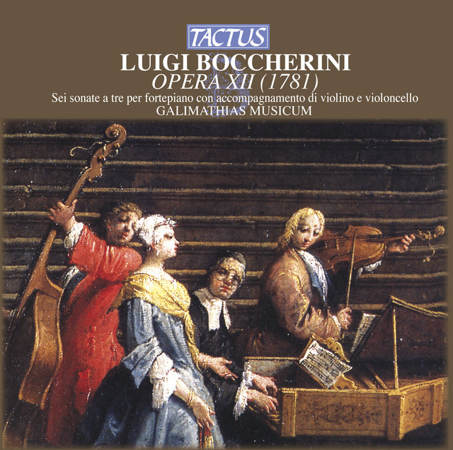 Boccherini: Sonate a tre per clavicembalo o per fortepiano con accompagnamento di violino e violoncello