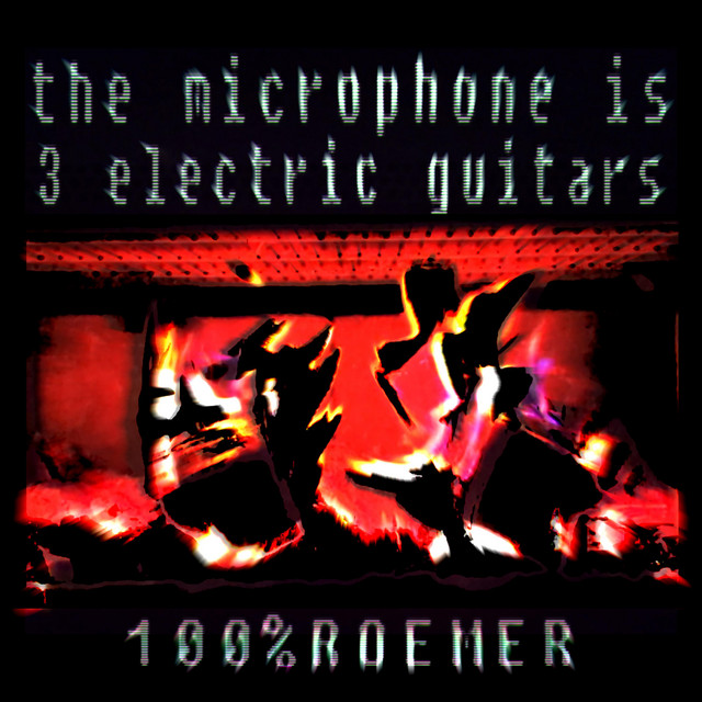 the microphone is 3 electric guitars (single)