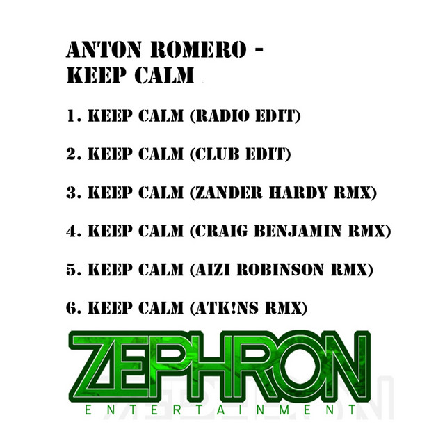 Keep Calm - Craig Benjamin Remix cover art
