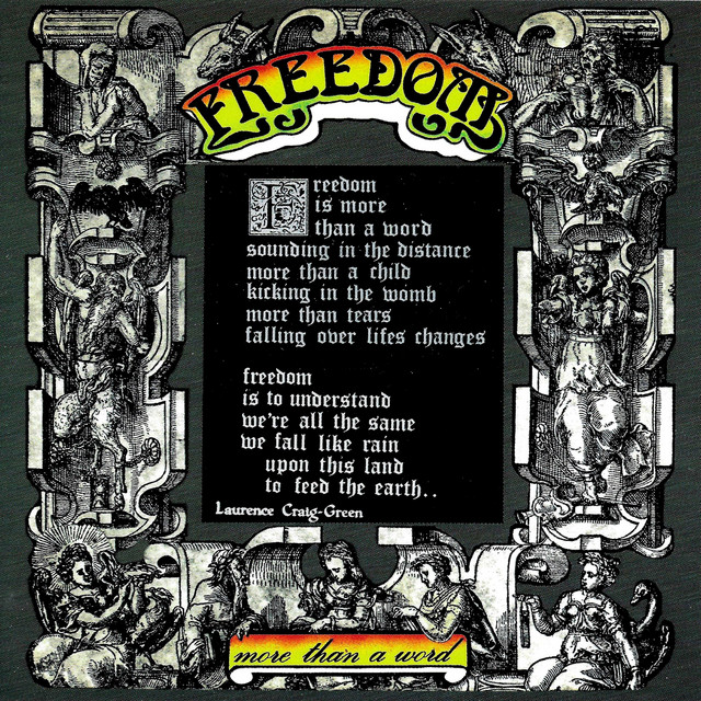 Freedom Is More Than A Word cover art