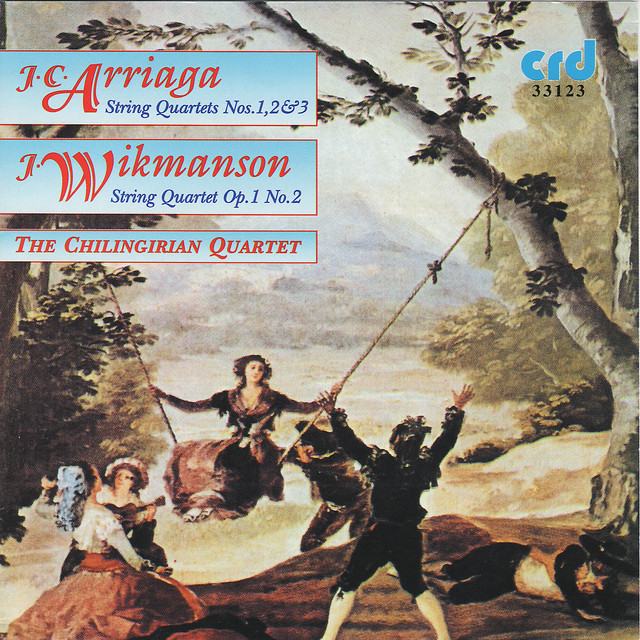 J.C. Arriaga/ J. Wikmanson String Quartets cover art