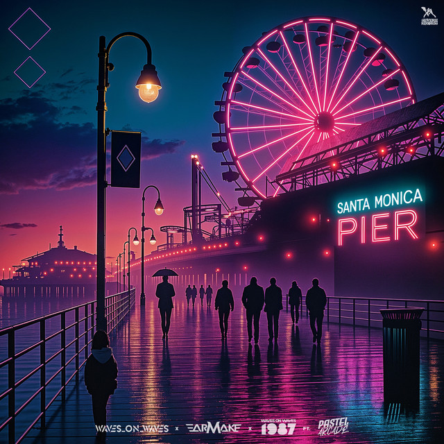 Обкладинка: Santa Monica Pier — Waves_On_Waves