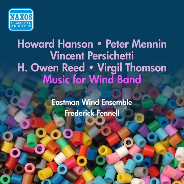 Reed, H.O.: La Fiesta Mexicana / Persichetti, V.: Psalm / Thomson, V.: A Solemn Music (Eastman Wind Ensemble) (1954) cover