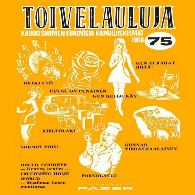 Toivelauluja 75 - 1968 cover