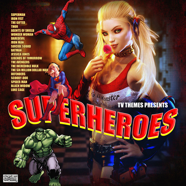 TV Themes Presents Superheroes cover