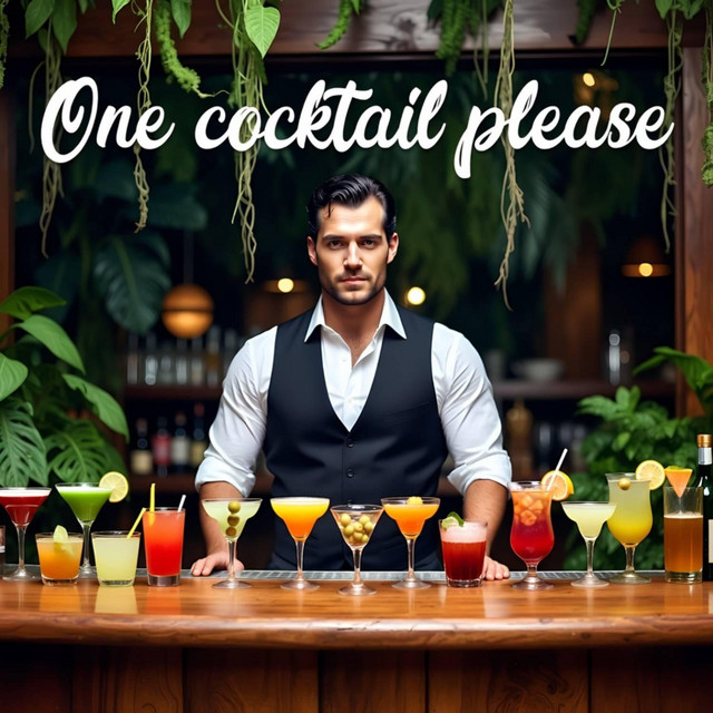 Bartender, one cocktail please cover