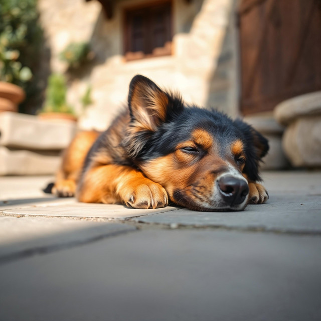 A Dreamy Nest for Snoozing Dogs