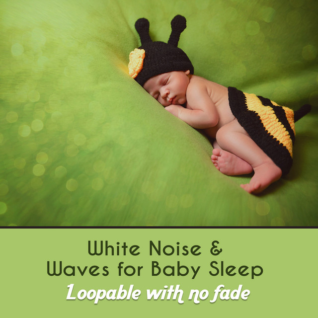 White Noise & Waves for Baby Sleep (white noise, pink noise, deep sleep, sleep, sleeping) cover art