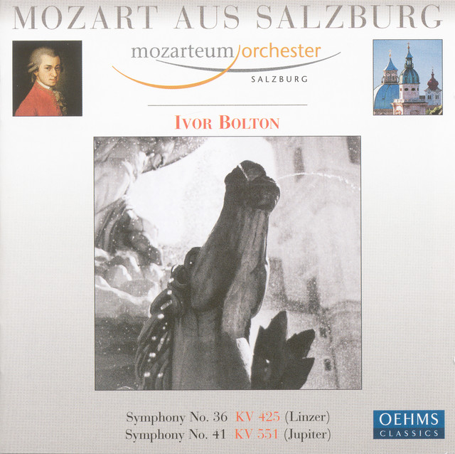 Mozart, W.A.: Symphonies Nos. 36, "Linz" and 41, "Jupiter" cover art