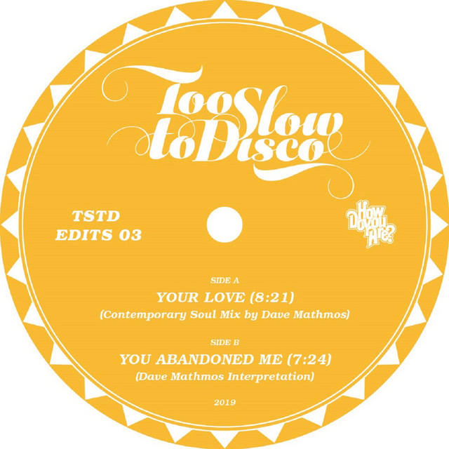 Too Slow to Disco Edits 03 cover