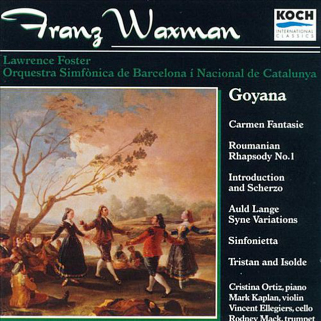 Waxman: "Goyana" - Carmen Fantasy; Roumanian Rhapsody No. 1' Introduction And Scherzo; Sinfonietta; Others cover art