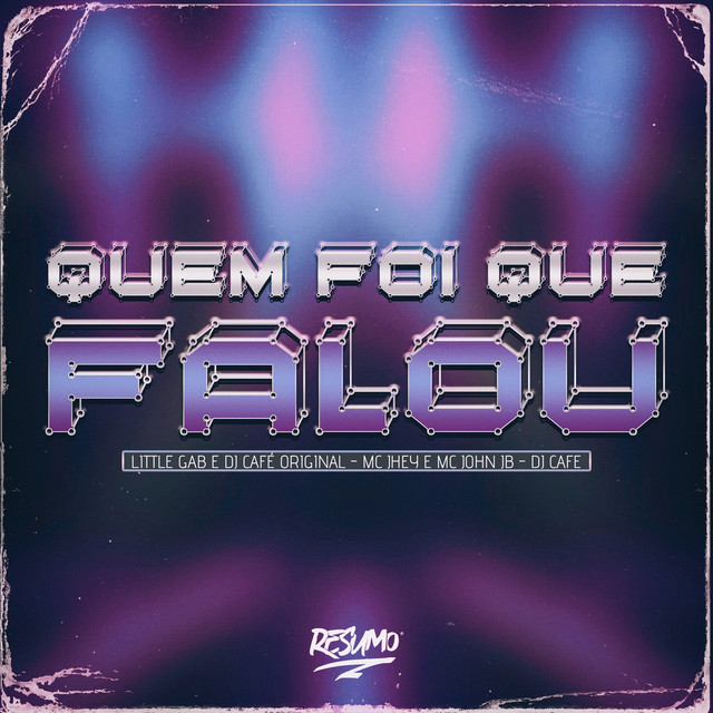 QUEM FOI QUE FALOU
