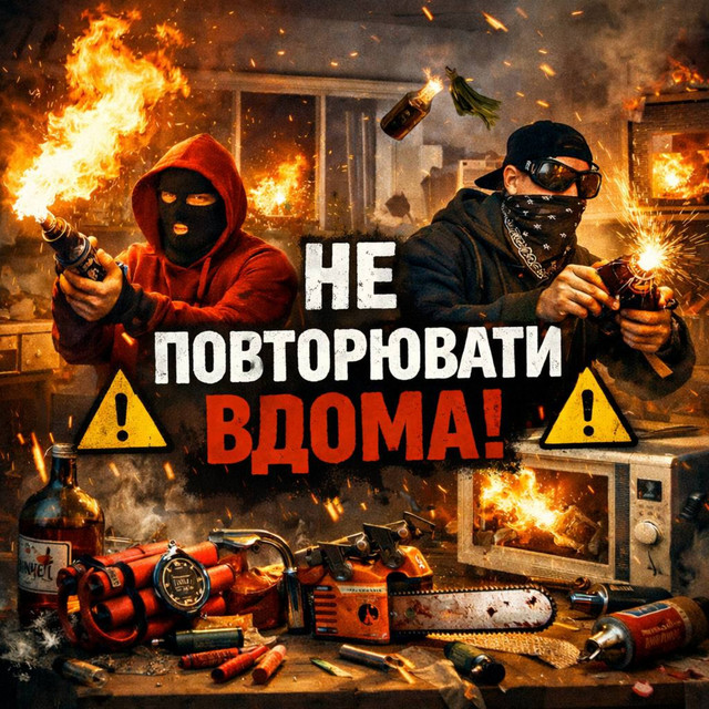 Обкладинка: Не повторювати вдома — JustFaded