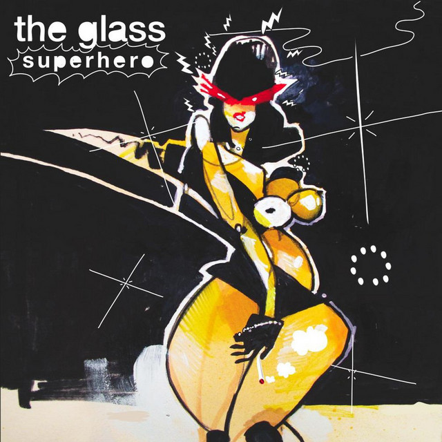 Superhero cover art