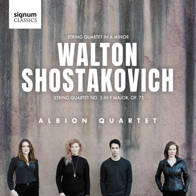 Walton & Shostakovich String Quartets cover