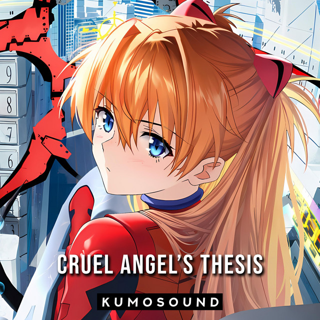 Album cover for Cruel Angel's Thesis (English Ver.) by KUMOSOUND