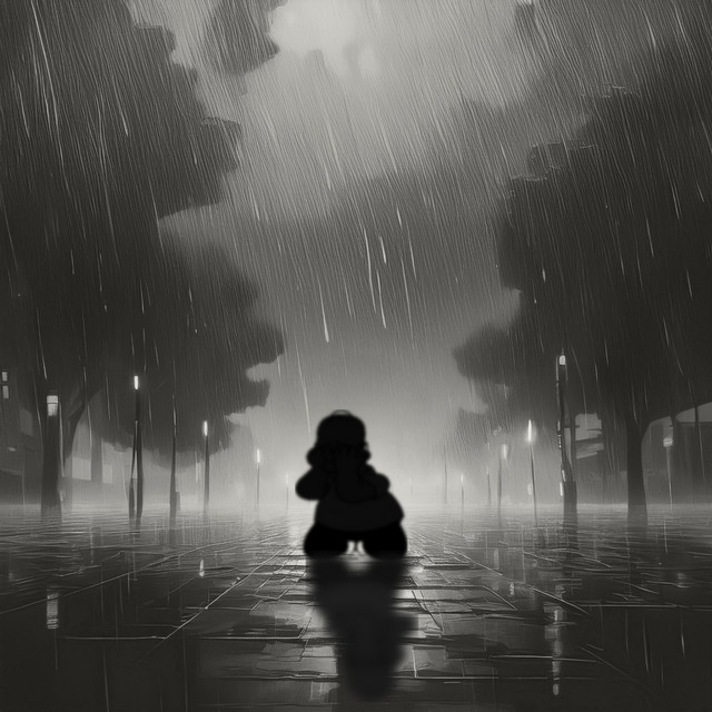 La gata bajo la lluvia (Homero Version) cover