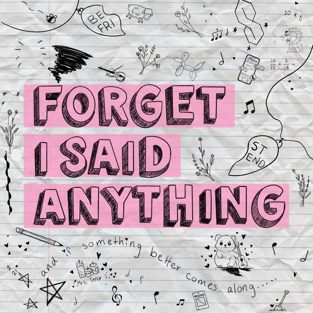 Forget I Said Anything (Original Cast Recording) cover art