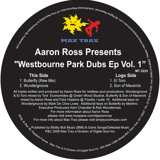 Aaron Ross Presents: "Westbourne Park Dubs EP VOL.1" cover art
