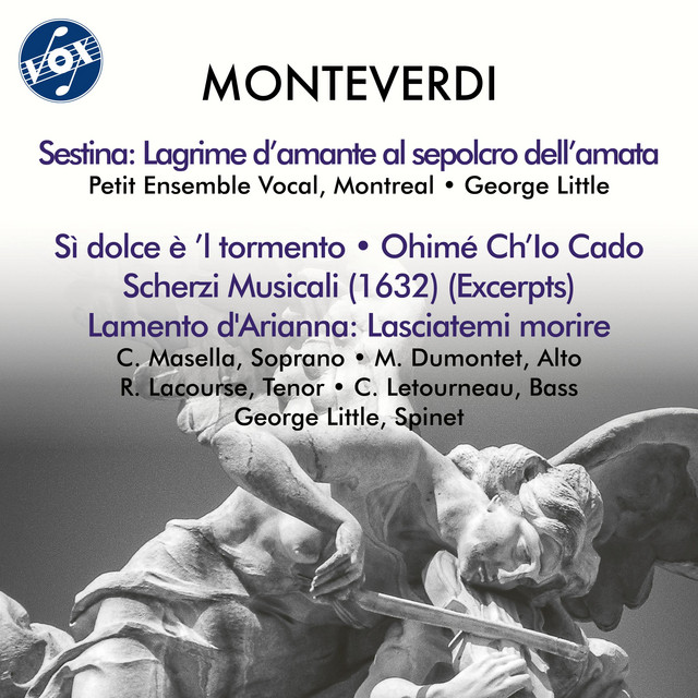 Monteverdi: Lagrime d'amante, Scherzi musicali & Other Vocal Works cover