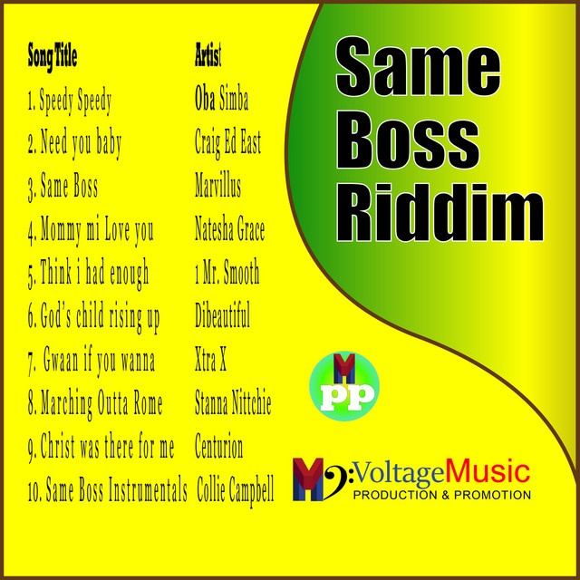 Same Boss Riddim cover