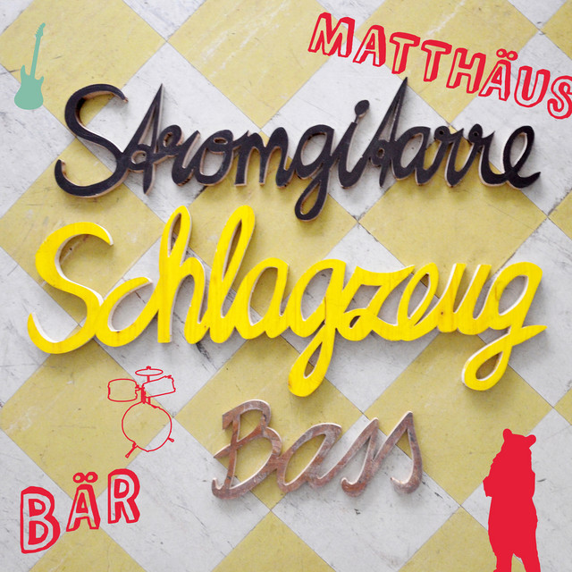 Stromgitarre, Schlagzeug, Bass cover art