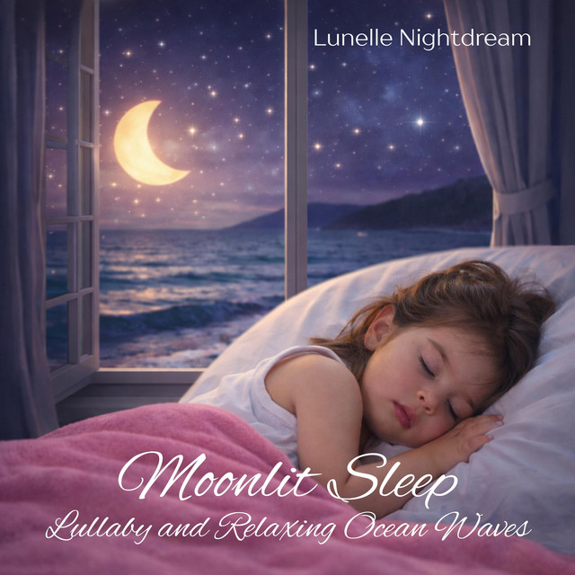 Moonlit Sleep Lullaby and Relaxing Ocean Waves