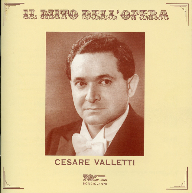 Il mito dell'opera: Cesare Valletti (Recorded 1950-1963) cover
