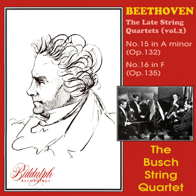 Beethoven: The Late String Quartets, Vol. 2 cover art