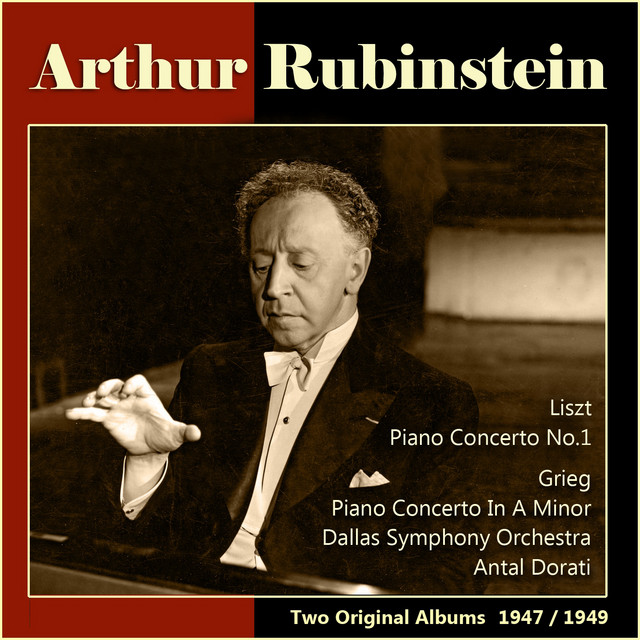 Liszt: Piano Concerto No. 1 - Grieg: Piano Concerto in A Minor (Two Original Albums, 1947/1949) cover art