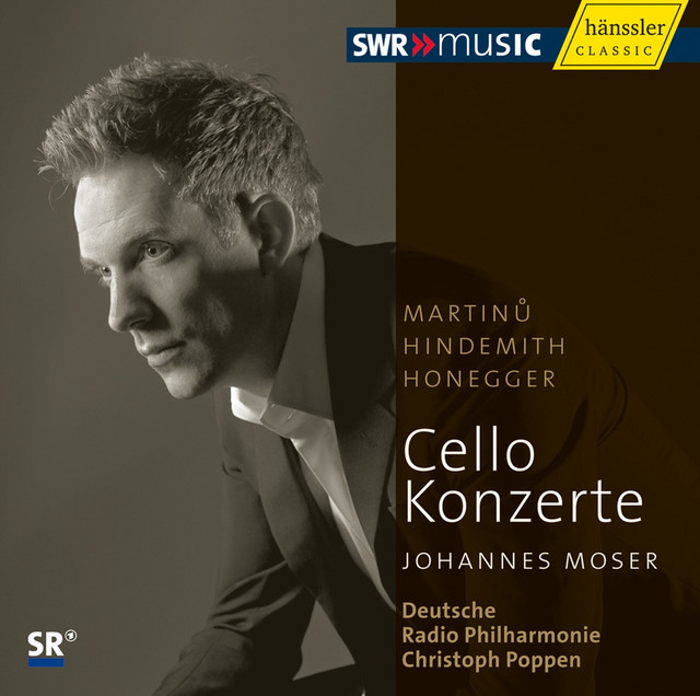 Martinů, Hindemith, Honegger: Cello Concertos