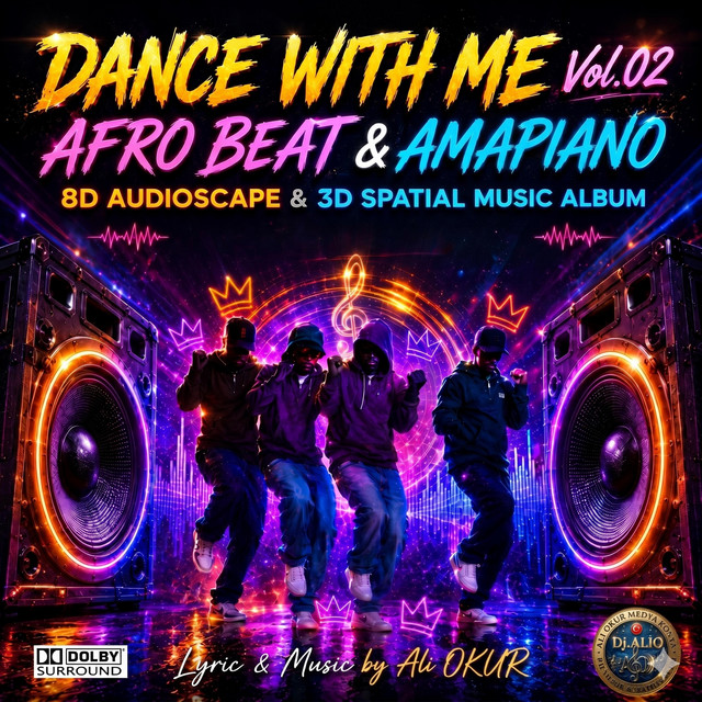 Dance With.Me! Dj. ALIO Mix 2026 • Afrobeat & Amapiano Music • (8D & 3D Extra Surround & HQ Dolby Stereo) Vol.02 cover art