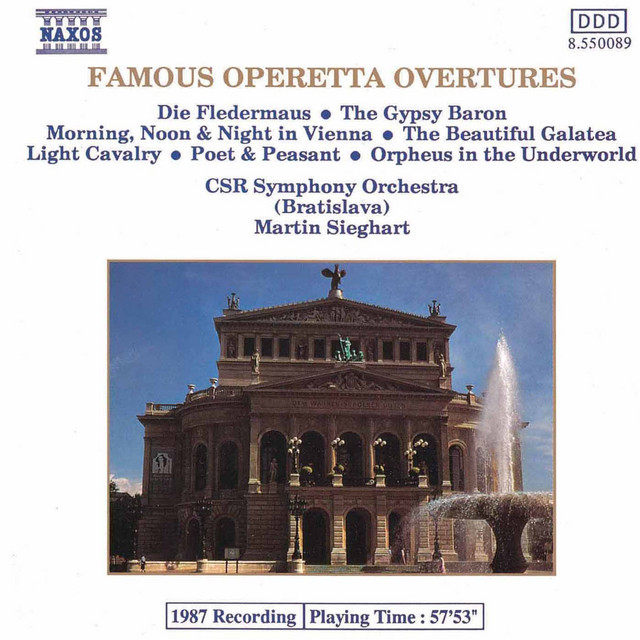 その他 OPERETTA OVERTURES [CD] Operetta Overtures (Famous) - Album by Slovak Radio Symphony