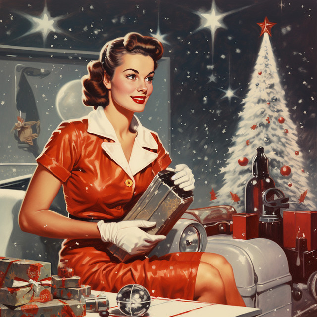 Christmas Carols Amidst Snowy Splendor cover art