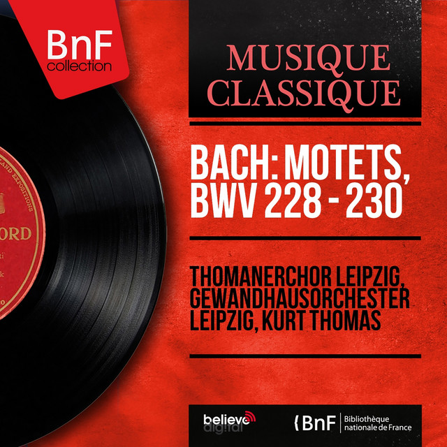 Bach: Motets, BWV 228 - 230 (Stereo Version) cover art