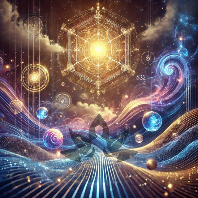 Indigo Signal Within the Upper Room