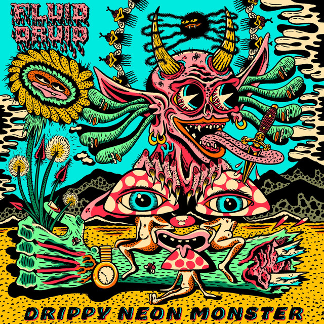 Drippy Neon Monster cover