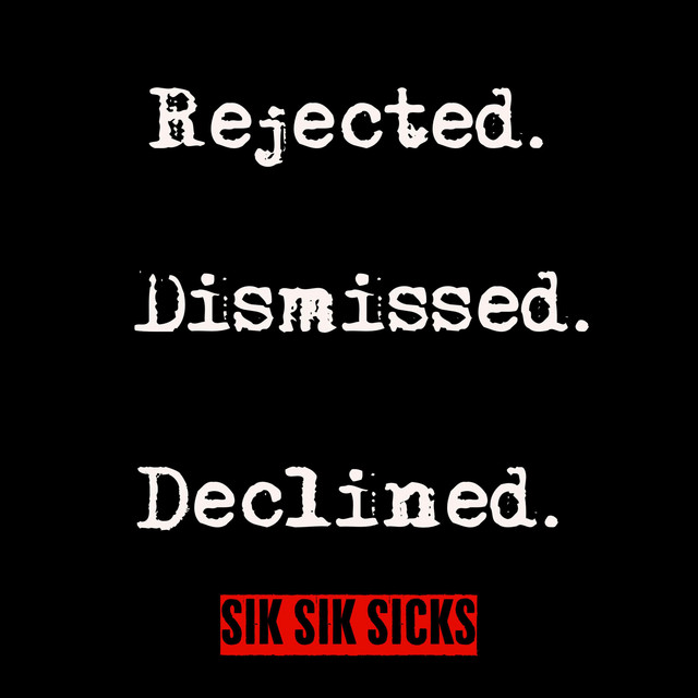 Rejected. Dismissed. Declined. cover art