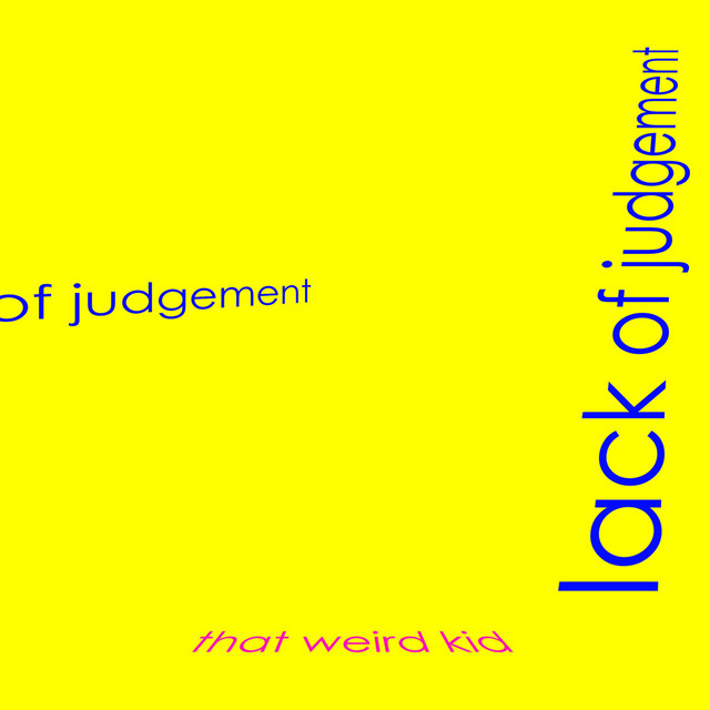 Lack of Judgement cover