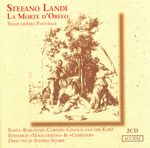 La morte d'Orfeo, Op. 2, Act I Scene 3: Su, su, dall'oriente uniti venticelli usciamo fuori (3 Euretti, Aurora, Ebro, Chorus of Shepherds) cover art