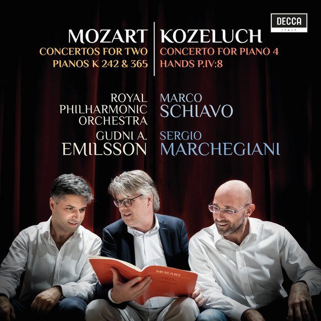 Mozart: Concertos For Two Pianos K 242 & 365; Kozeluch: Four Hands Piano Concerto cover art