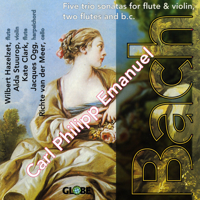 Trio in G Major for Flute, Violin and Basso Continuo., Wq. 150: III. Allegro cover art