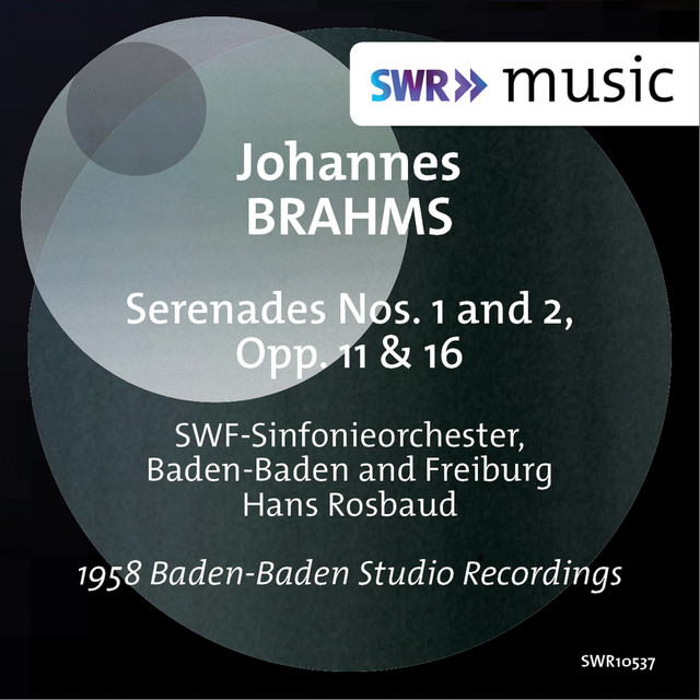 Brahms: Serenades Nos. 1 & 2 cover