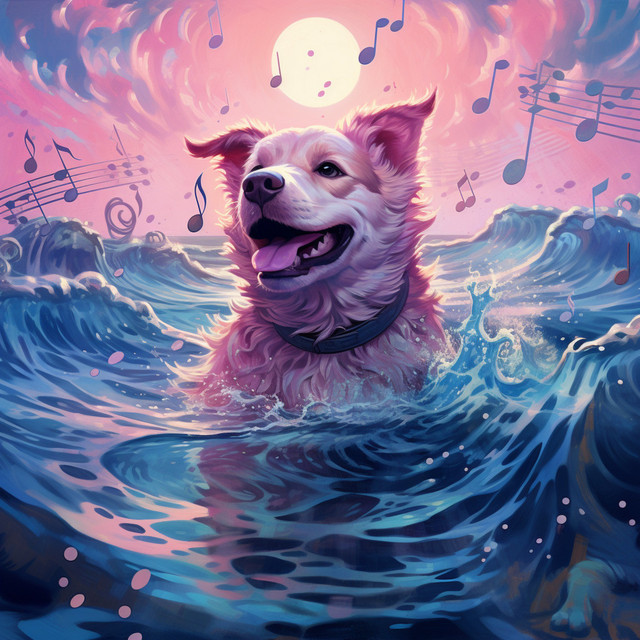 Canine Harmony: Ocean Ripples and Musical Bark cover art