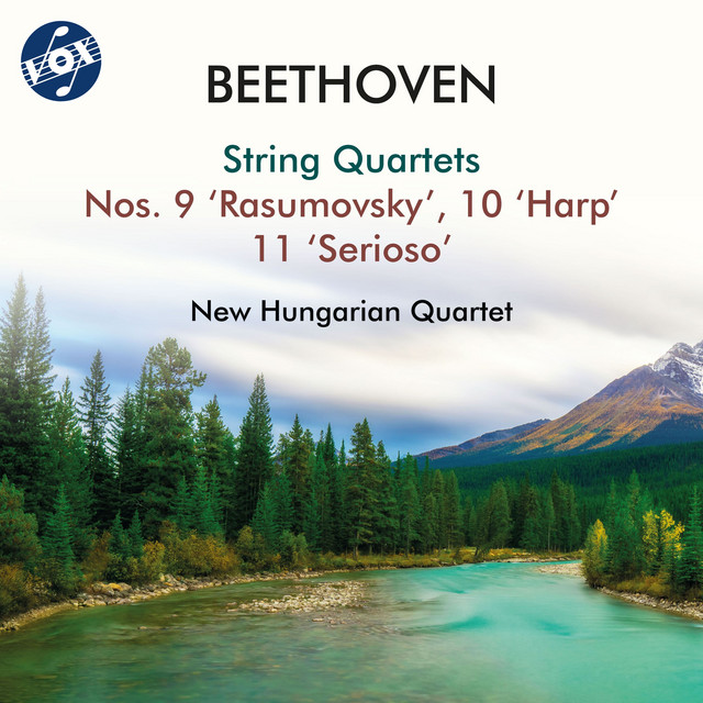Beethoven: String Quartets Nos. 9 "Rasumovsky", 10 "Harp" & 11 "Serioso" cover art