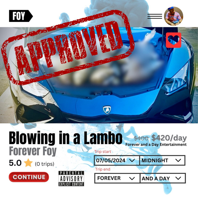 Blowing in a Lambo